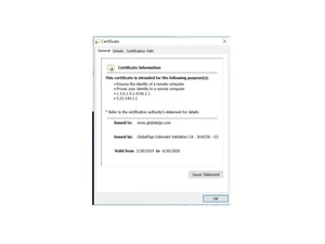 globalsign alphassl encryption