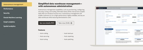 Autonomous Data Warehouse