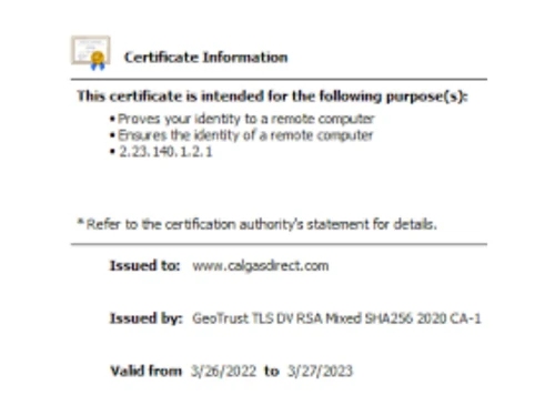 GeoTrust QuickSSL Premium