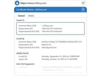 GeoTrust QuickSSL Premium Wildcard
