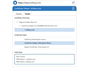 GeoTrust QuickSSL Premium Wildcard