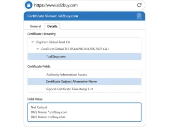 GeoTrust QuickSSL Premium Wildcard