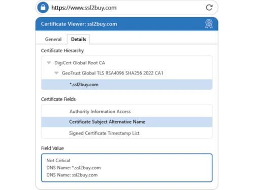 GeoTrust True BusinessID with EV