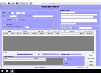 Syscon Cronus purchase order