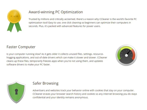 ccleaner optimization