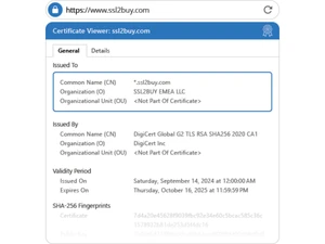 Digicert Wildcard SSL