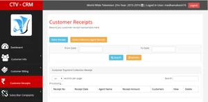 STB CRM customer recipt