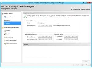 Microsoft Analytics Platform System Network