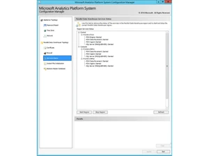 Microsoft Analytics Platform System Status