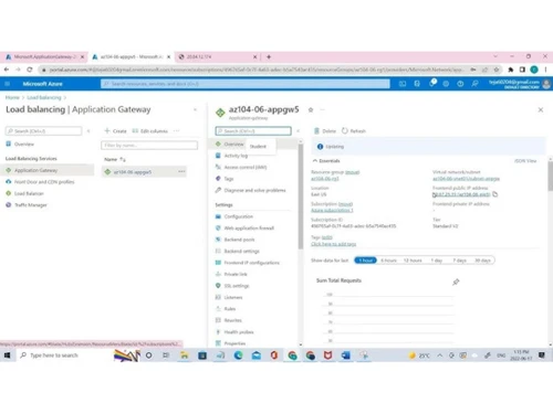 Microsoft Azure Application Gateway Implementation
