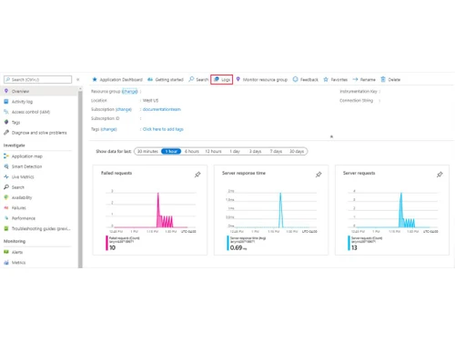 Microsoft Azure Machine Learning Studio Logs