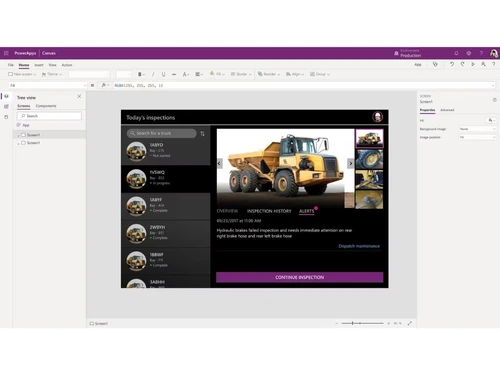 microsoft power apps dashboard