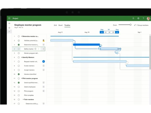 microsoft project-timelineview