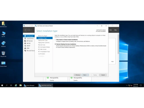 Microsoft Windows Remote Desktop Services installation