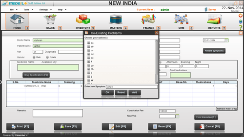 Medeil Plus dashboard