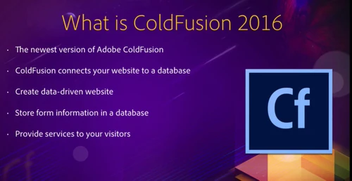 Adobe Coldfusion benefits