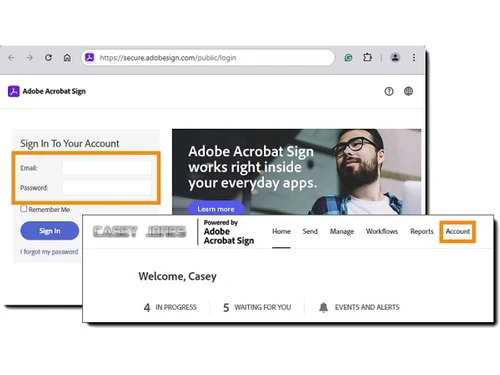 adobe acrobat sign-login