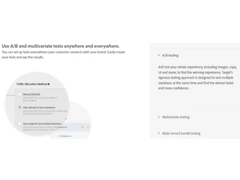 Adobe Target AB testing