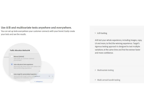 Adobe Target AB testing