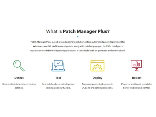 ManageEngine Patch Manager Plus-What is it