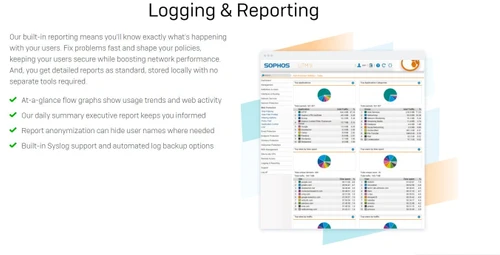 sophos3 logging reportiong