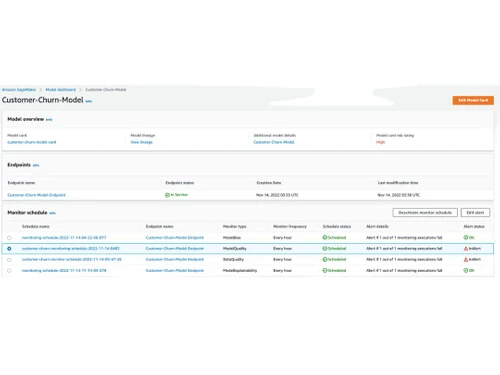 Amazon Sagemaker Customer Model