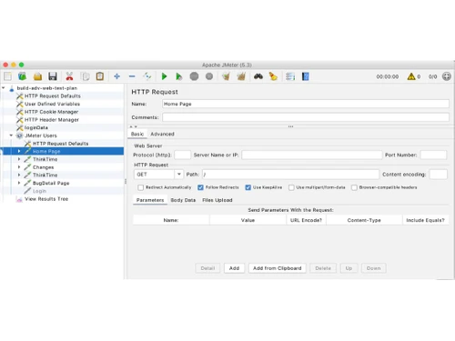 Apache Jmeter HTTP Request