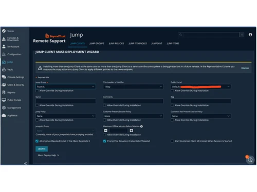 BeyondTrust Remote Support Jump