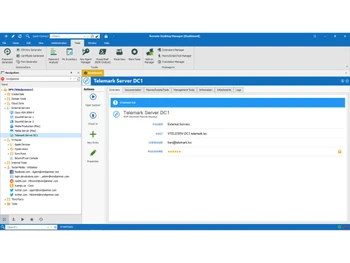 Devolutions Remote Desktop Manager dashboard