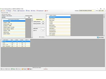 Sunrise Tailoring Software customers