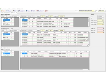 Sunrise Tailoring Software date wise payment