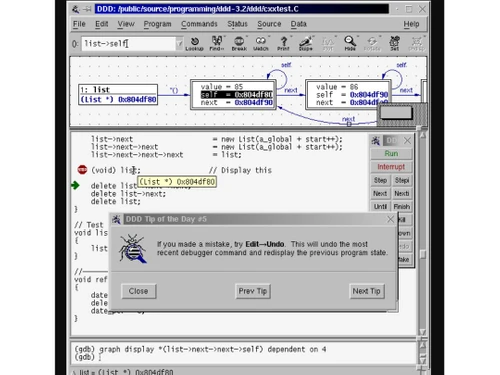 gnu ddd displayer