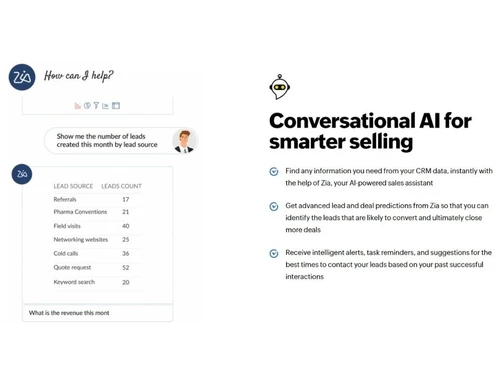 zoho crm conversational ai