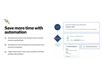 zoho crm save time with automation