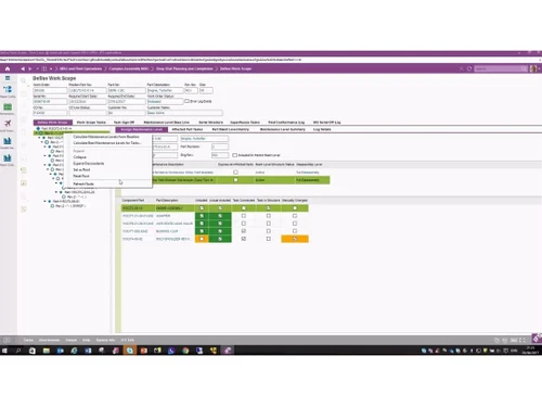 ifs maintenix charts