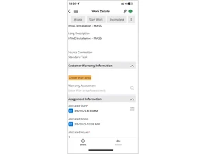 ifs field service management-details