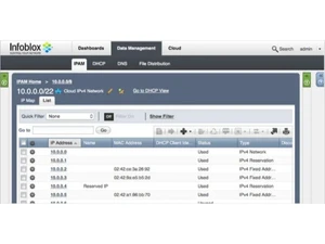 Infoblox IPAM-data management
