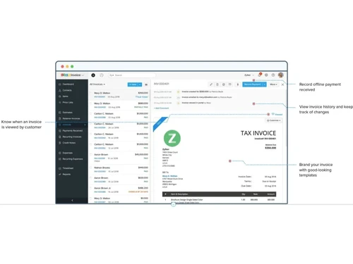 Zoho Invoice