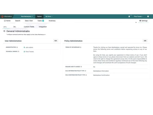 Informatica Axon Administration