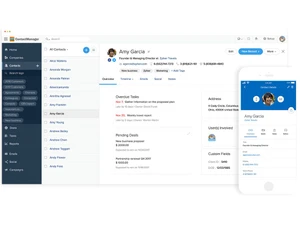Zoho Contact Manager Dashboard