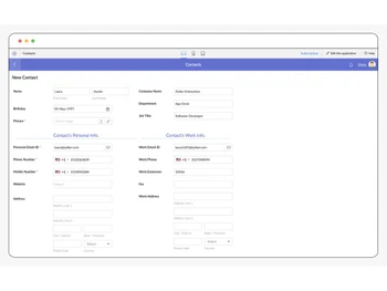 Zoho Contact Manager Details
