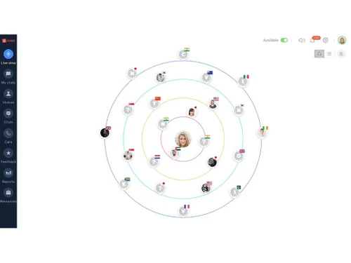 zoho salesiq live view