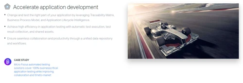 Micro Focus ALM accelerate application development