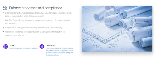 Micro Focus ALM enforce process