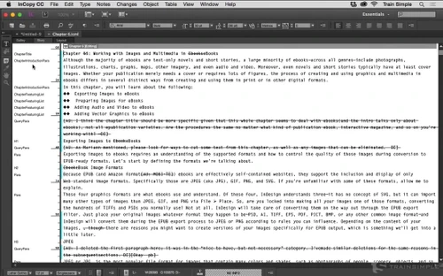 Adobe InCopy CC for teams documents