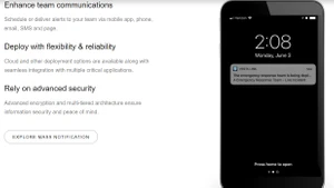 motorola security incident software notification