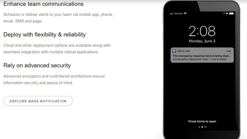 motorola security incident software notification