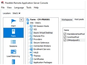 Parallels RAS remote