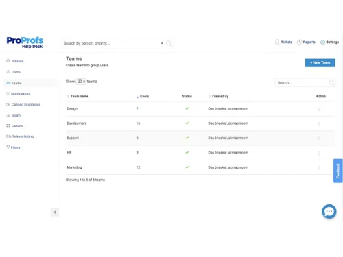 Proprofs Help Desk Software Teams