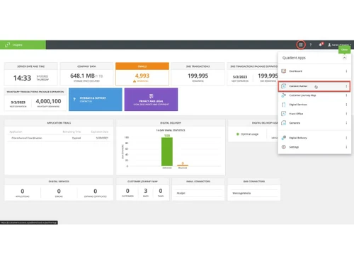 quadient inspire-dashboard